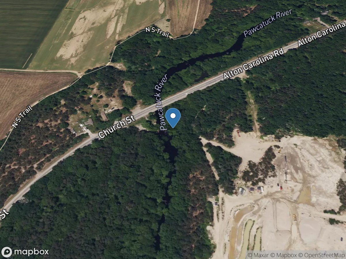 Pawcatuck River at Wood River Junction, RI location