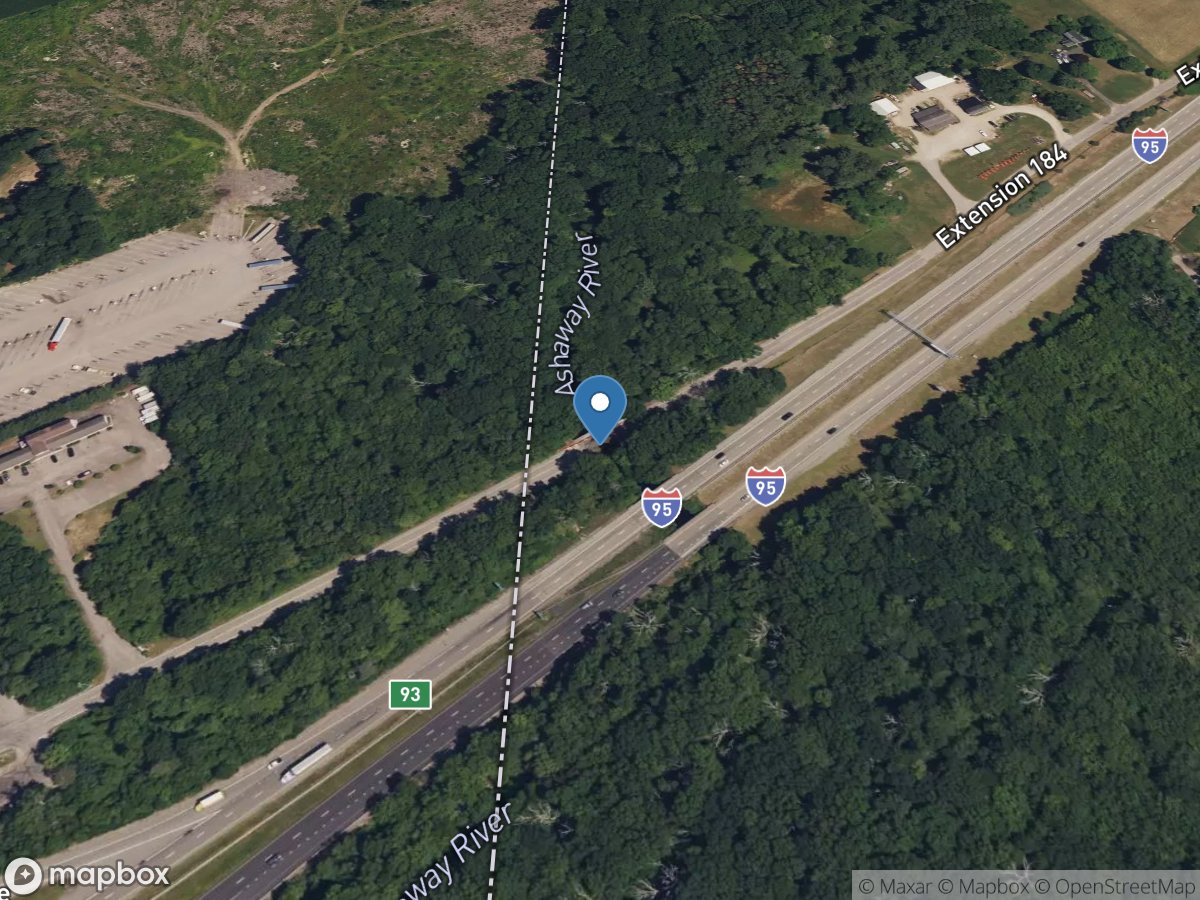 Ashway River at Extension 184 near Ashway, RI location