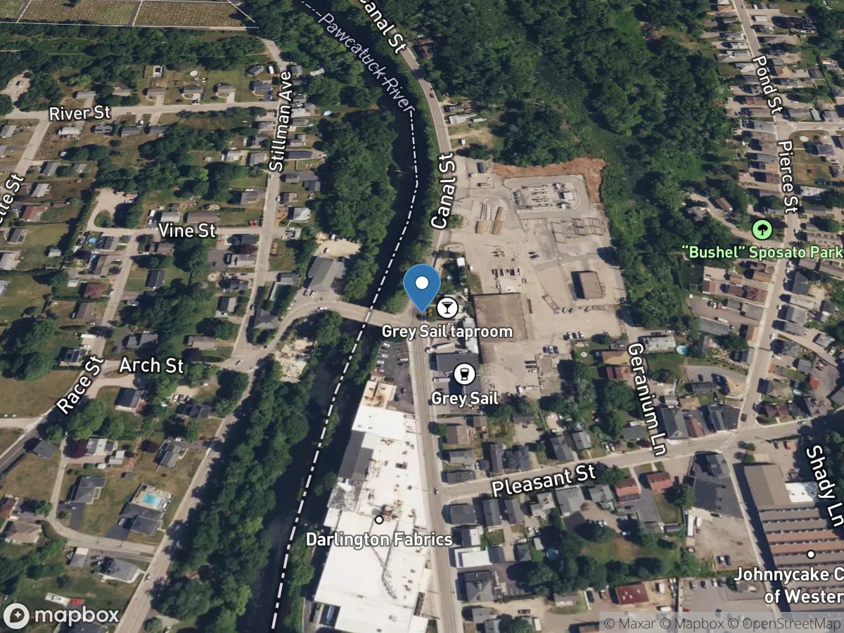 Pawcatuck River at Westerly, RI location