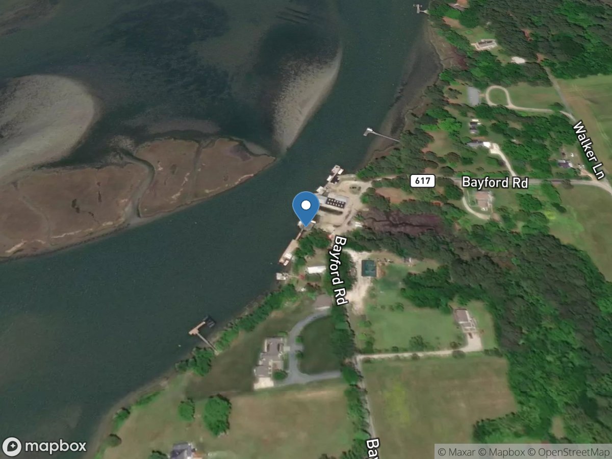 Nassawadox Creek above Church Crk near Silver Beach, VA location