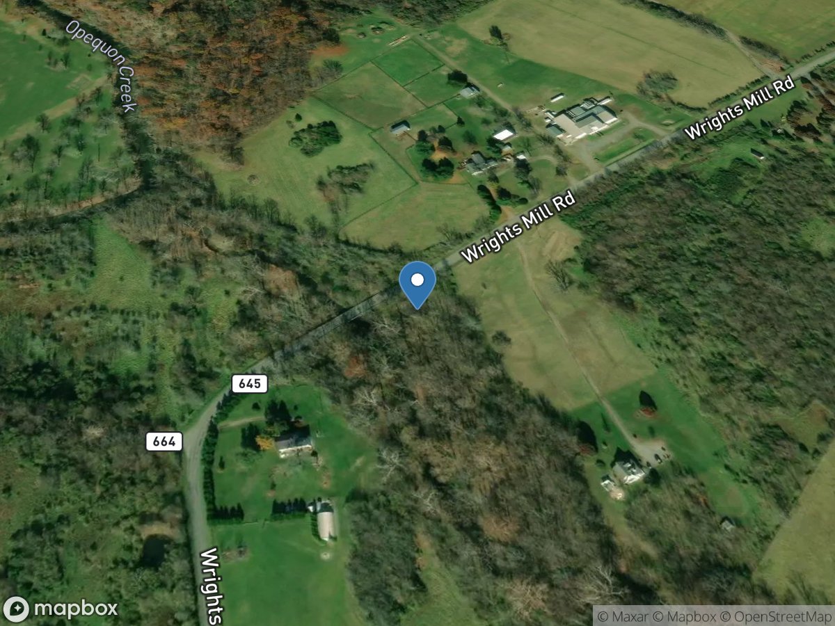 Dry Marsh Run near Berryville, VA location