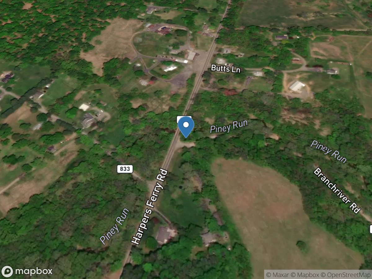 Piney Run near Lovettsville, VA location