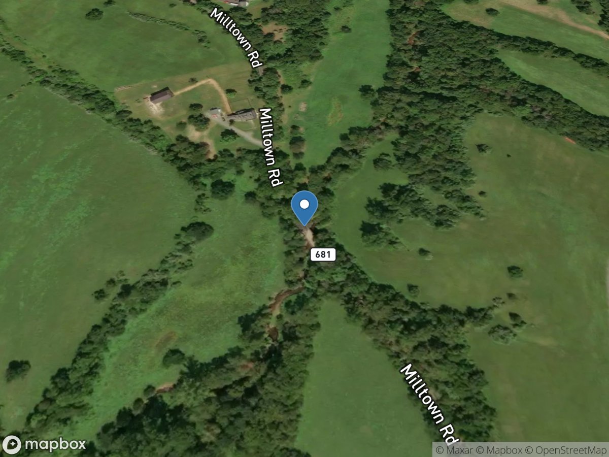 N F Catoctin Creek at Rt 681 near Waterford, VA location