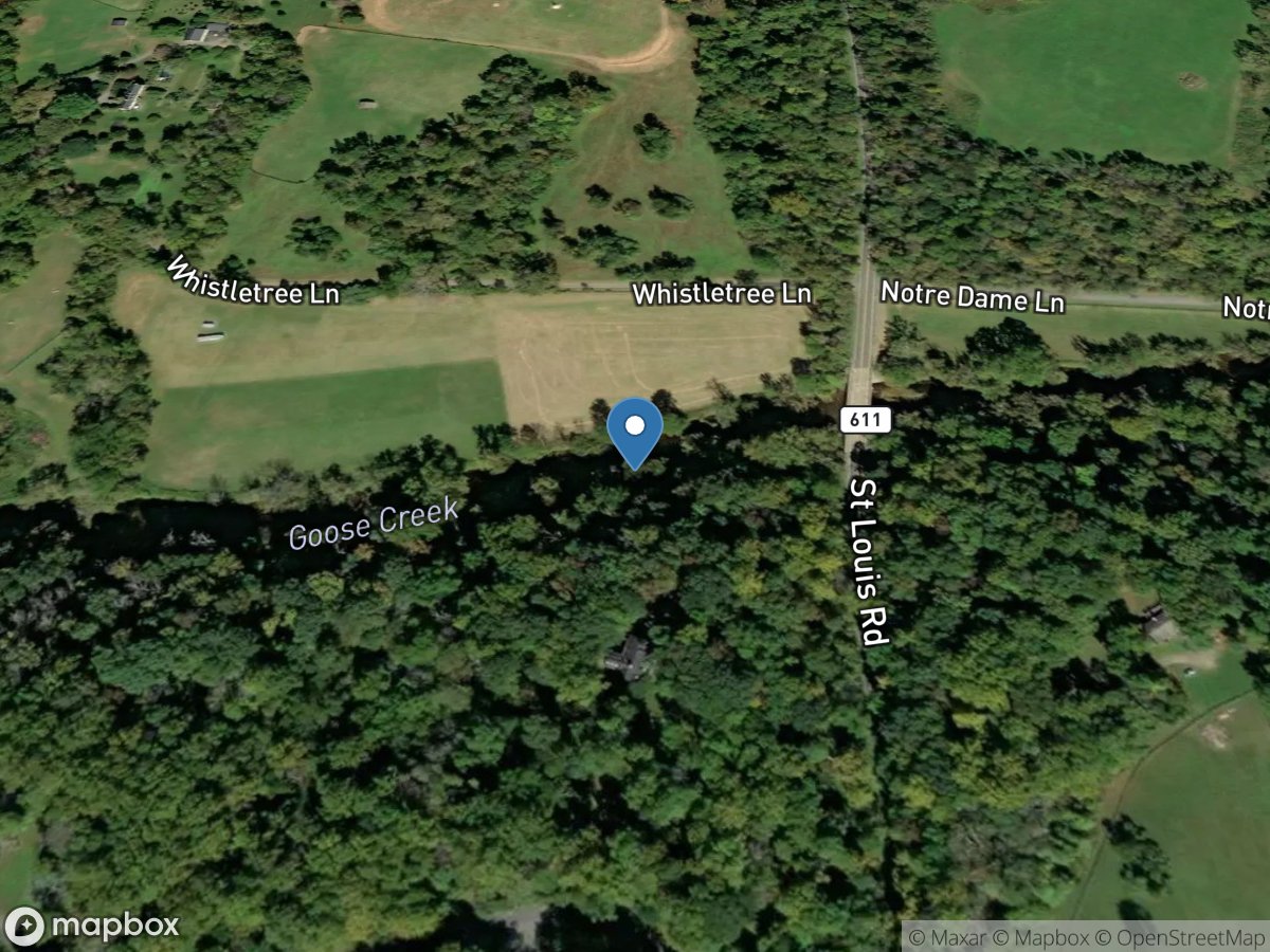 Goose Creek near Middleburg, VA location