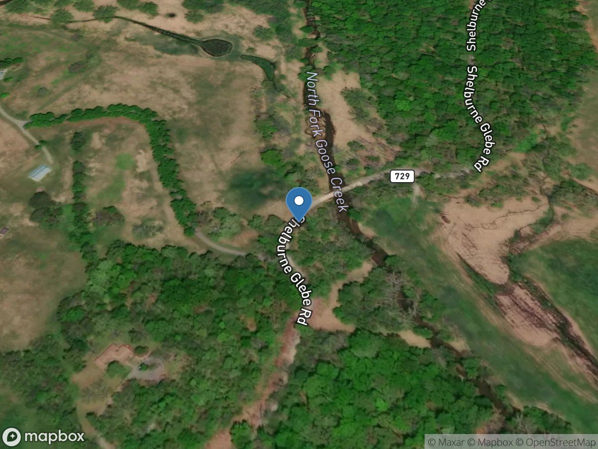 N F Goose Creek at Rt 729 near Lincoln, VA location
