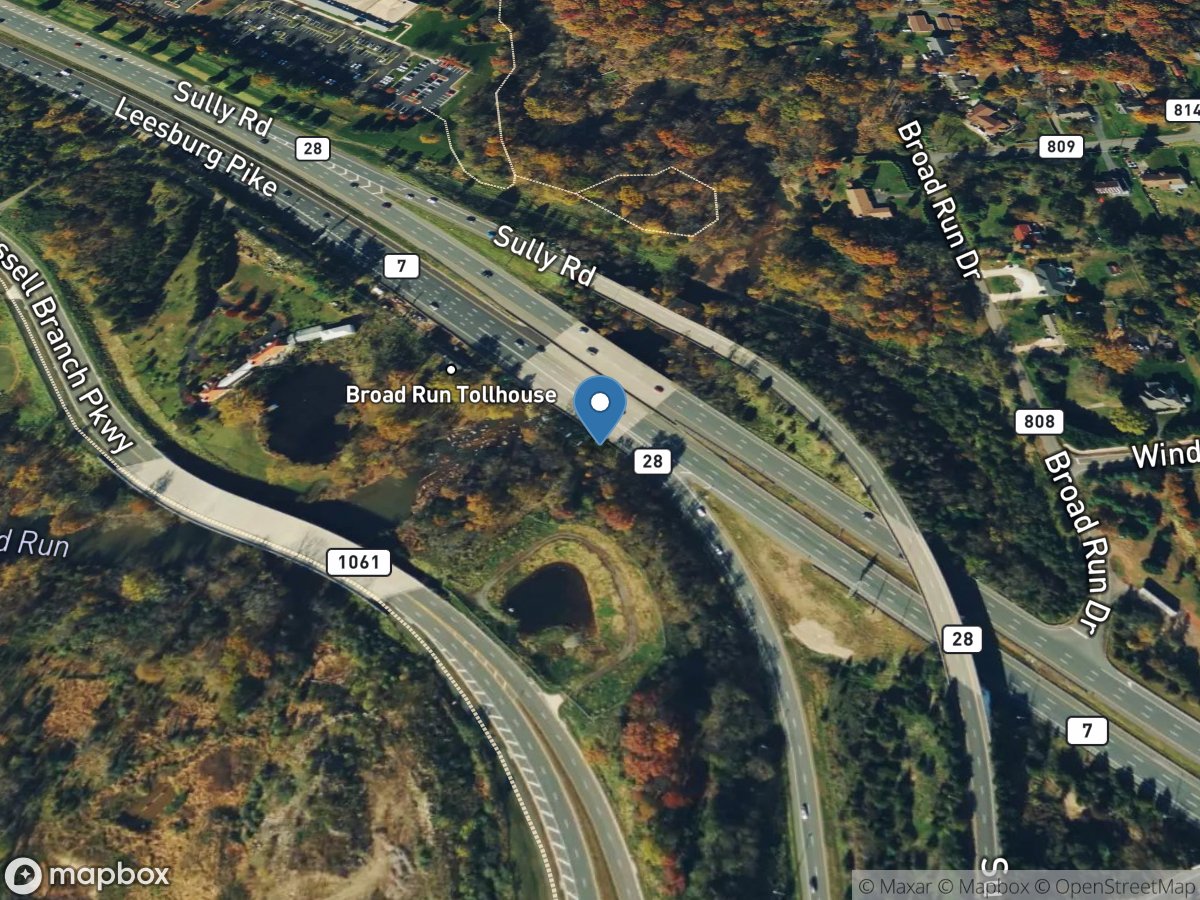 Broad Run near Leesburg, VA location