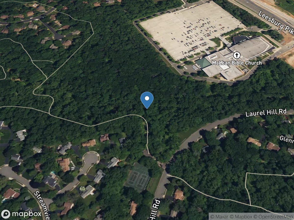 Old Courthouse Spring Branch near Vienna, VA location