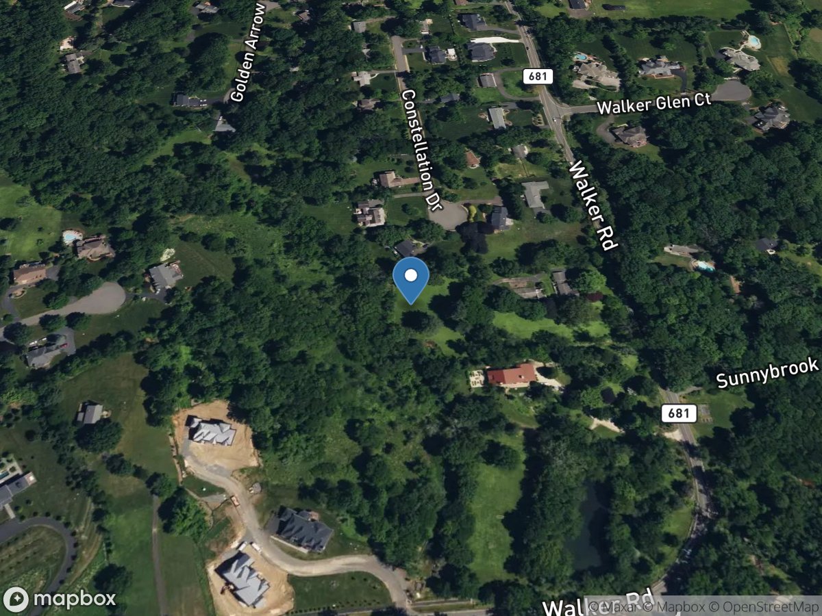 Captain Hickory Run at Rt 681 near Great Falls, VA location