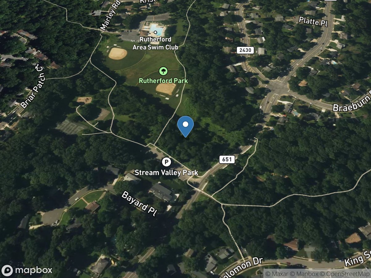 Long Branch above Guinea Road near Fairfax, VA location