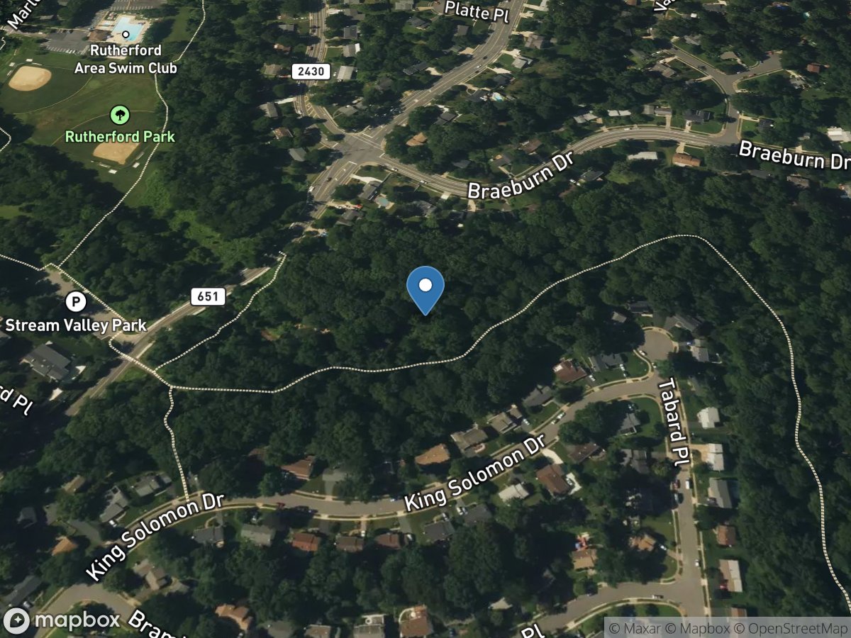 Long Branch below Guinea Road near Fairfax, VA location