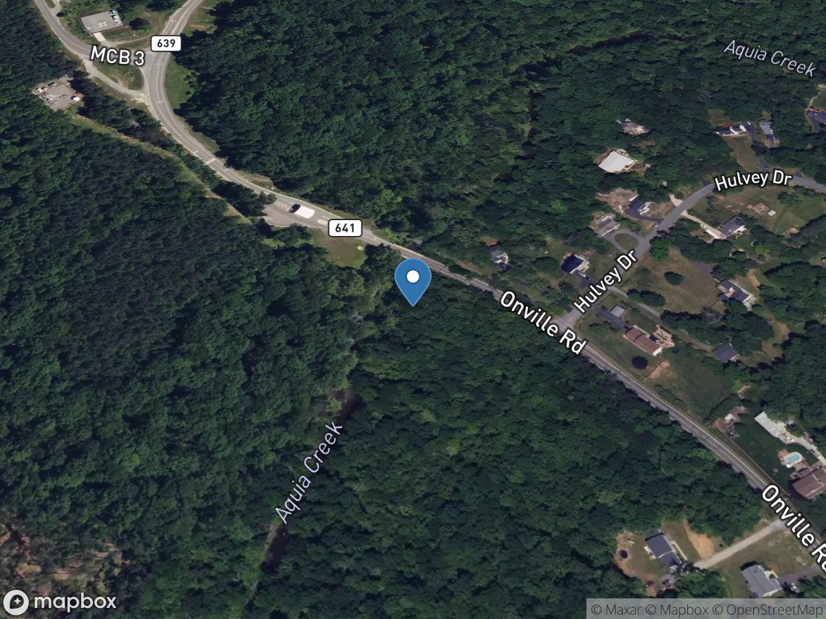 Aquia Creek near Garrisonville, VA location