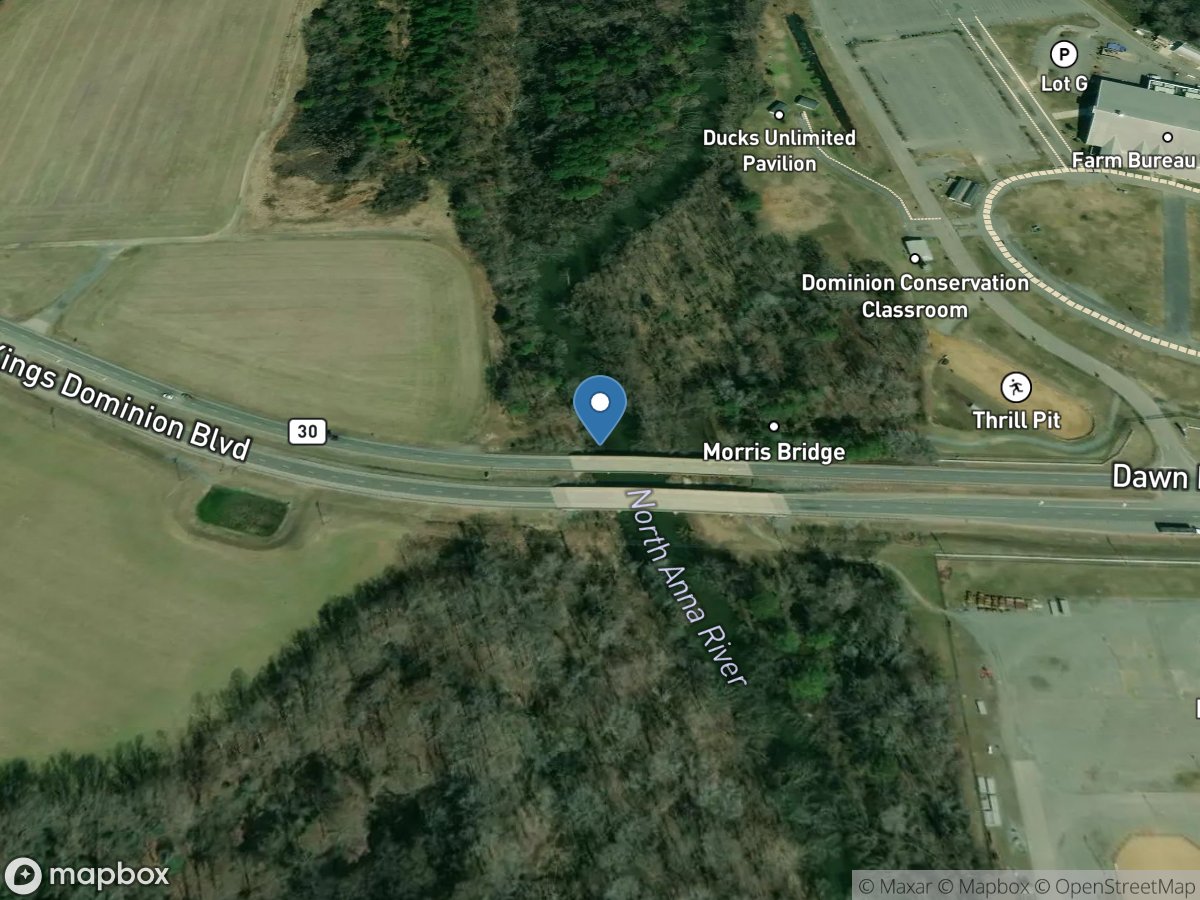 North Anna River at Hart Corner near Doswell, VA location