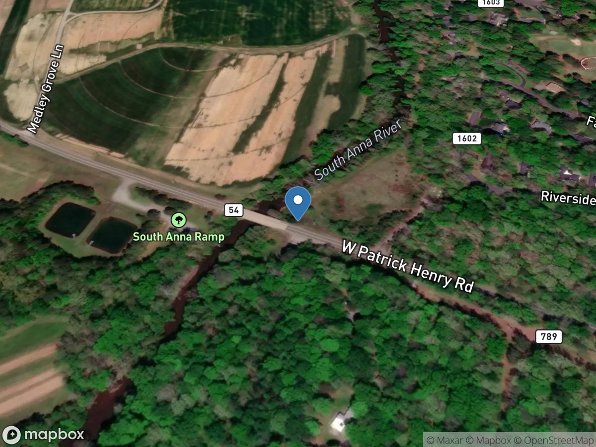 South Anna River near Ashland, VA location