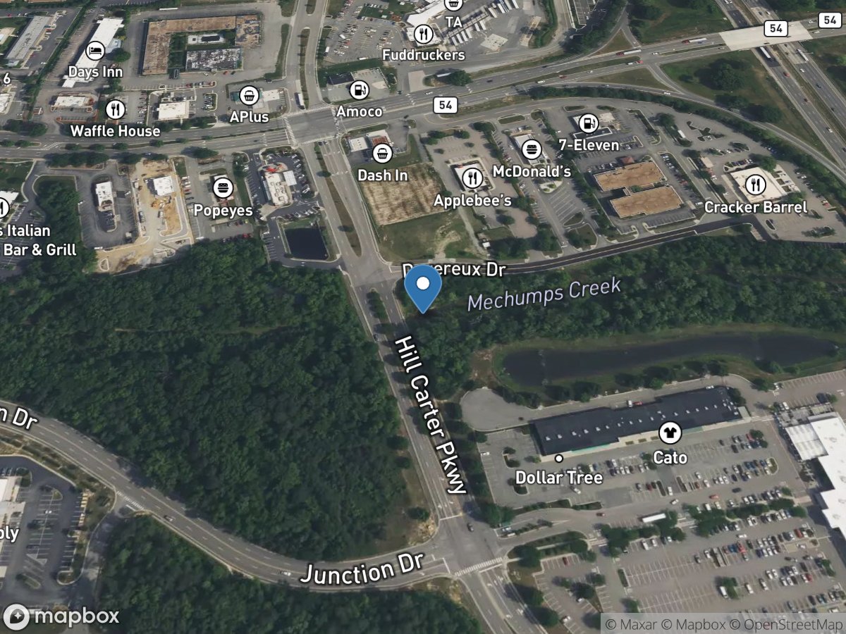 Mechumps Creek at Hill Carter Parkway at Ashland, VA location