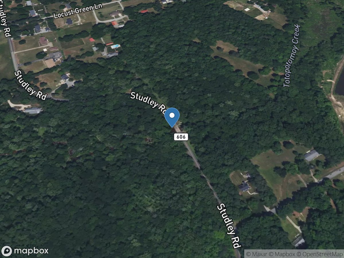 Totopotomoy Creek near Studley, VA location