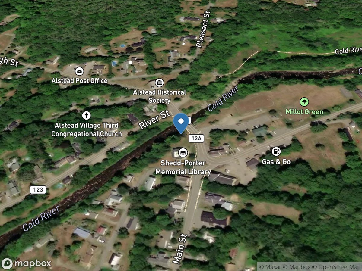 Cold River at High Street, at Alstead, NH location