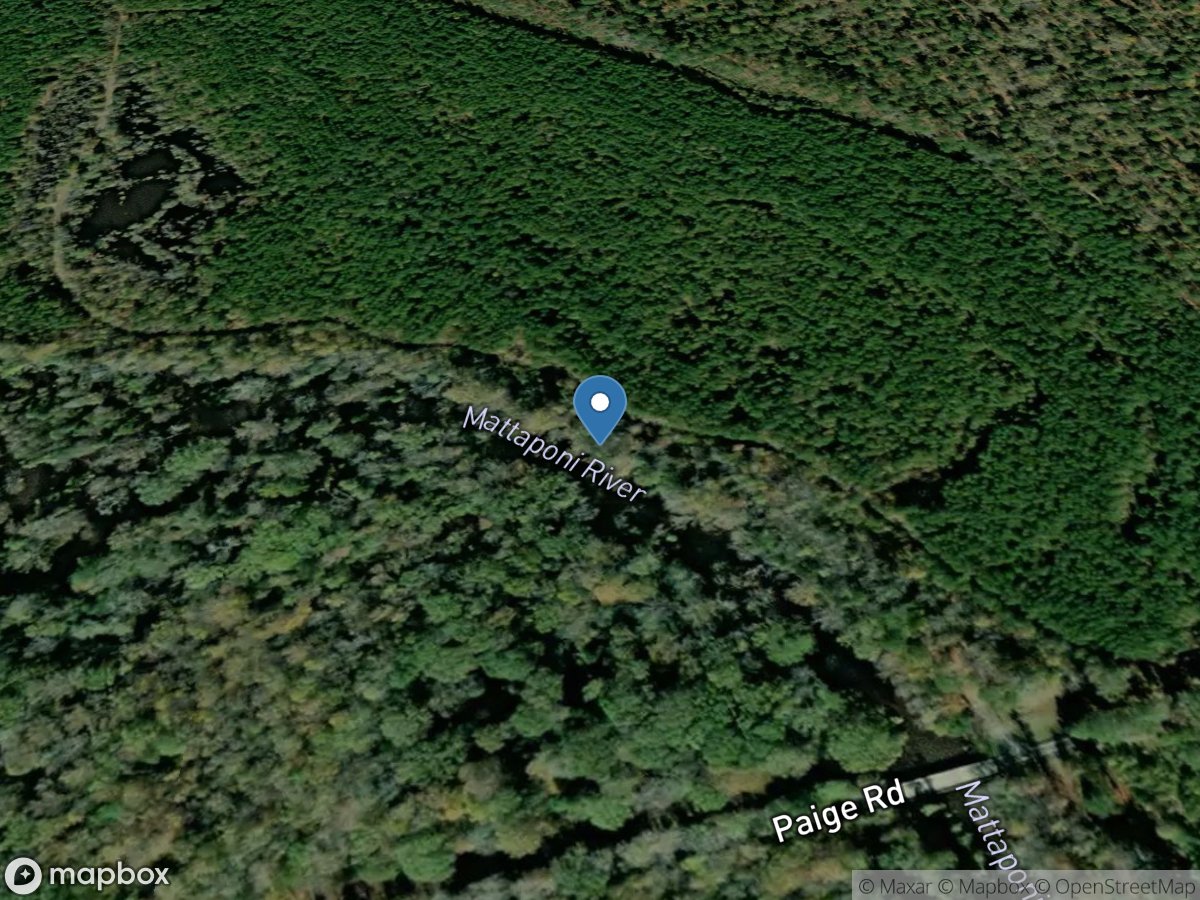 Mattaponi River near Bowling Green, VA location
