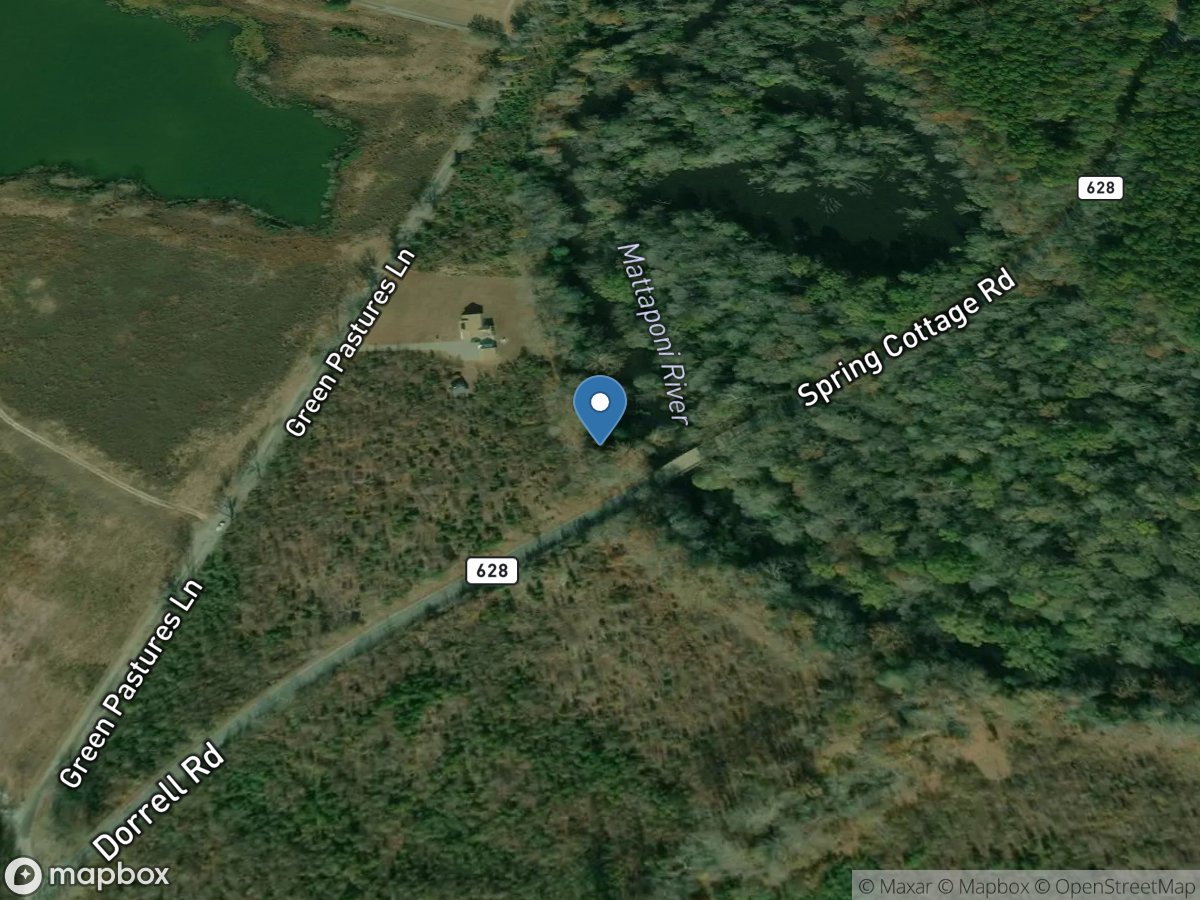 Mattaponi River near Beulahville, VA location