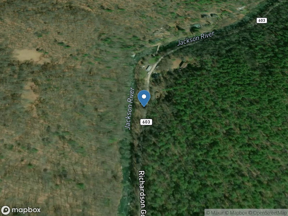 Jackson River near Bacova, VA location