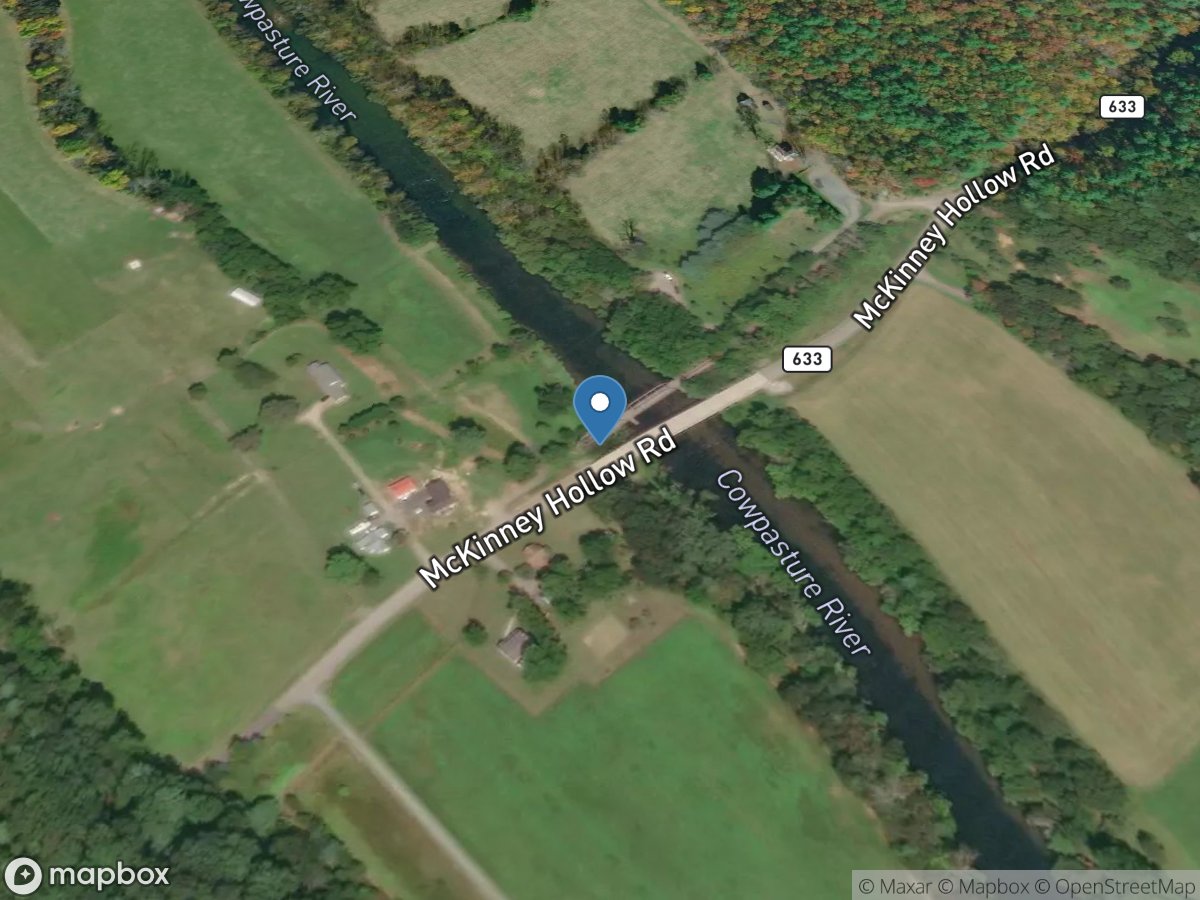 Cowpasture River near Clifton Forge, VA location