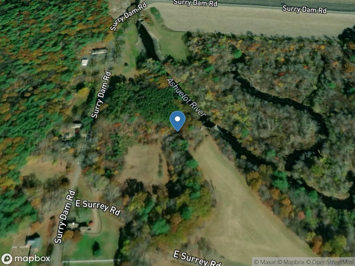 Ashuelot River below Surry MT DAM, near Keene, NH location