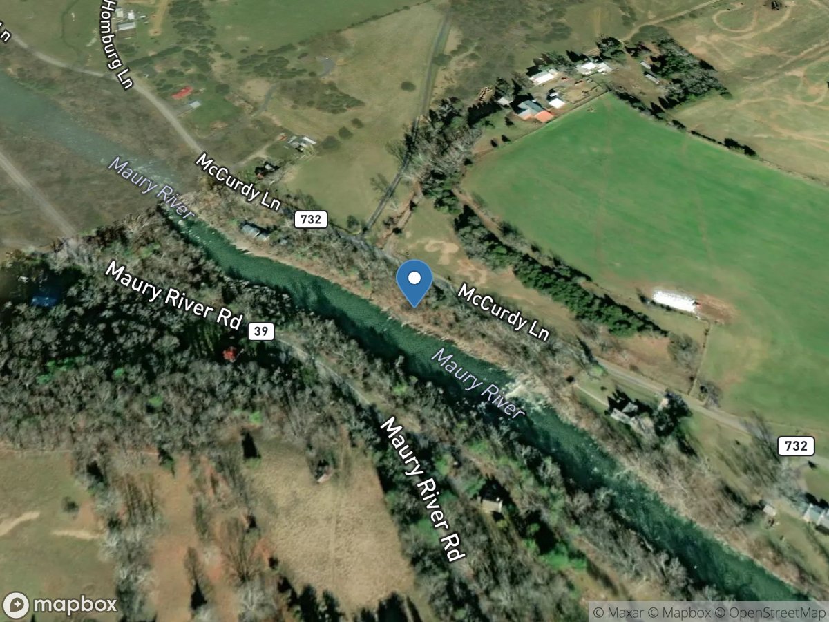 Maury River at Rockbridge Baths, VA location