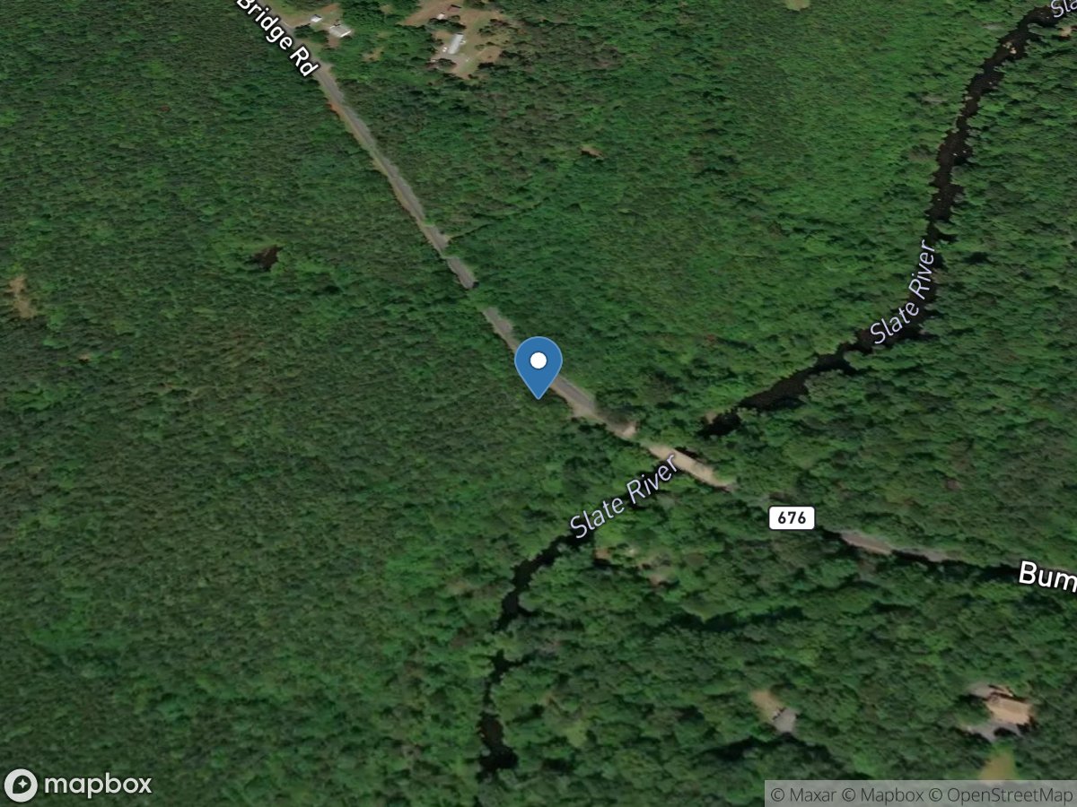 Slate River near Arvonia, VA location