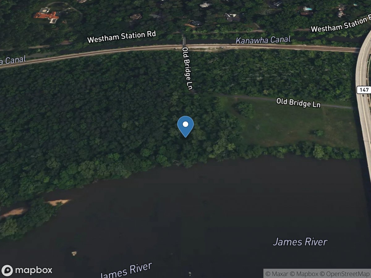 James River near Richmond, VA location