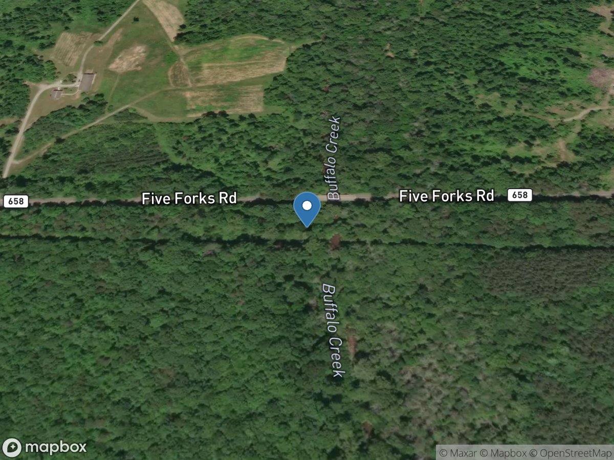 Buffalo Creek near Hampden Sydney, VA location