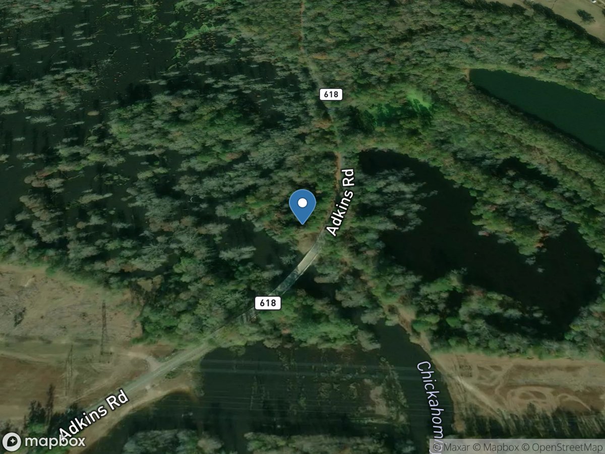 Chickahominy River near Providence Forge, VA location