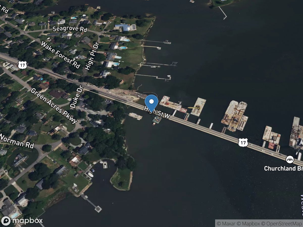 WB Elizabeth River at Route 17 near Portsmouth, VA location