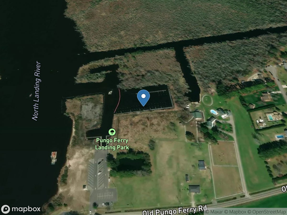 North Landing River at Marina near Creeds, VA location