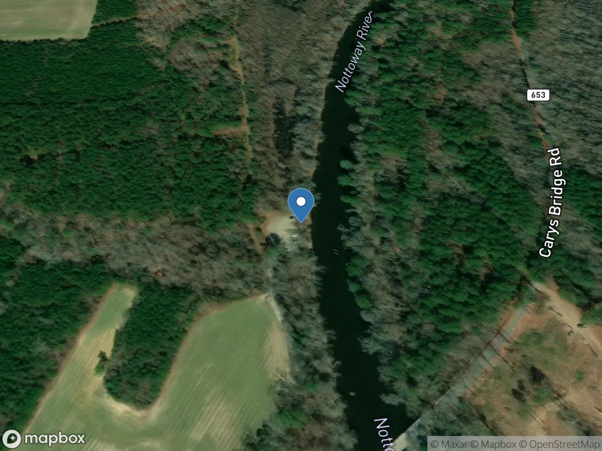 Nottoway River near Sebrell, VA location