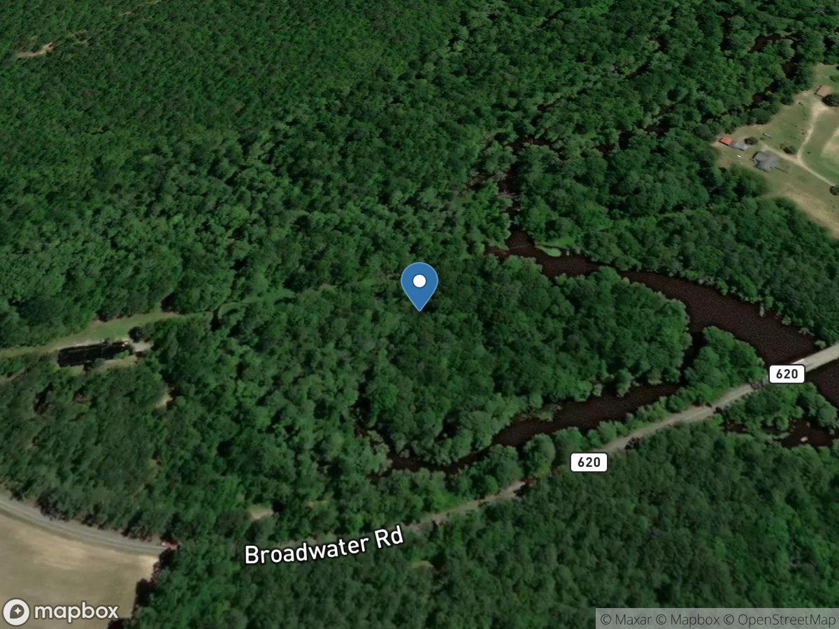 Blackwater River at Route 620 near Zuni, VA location