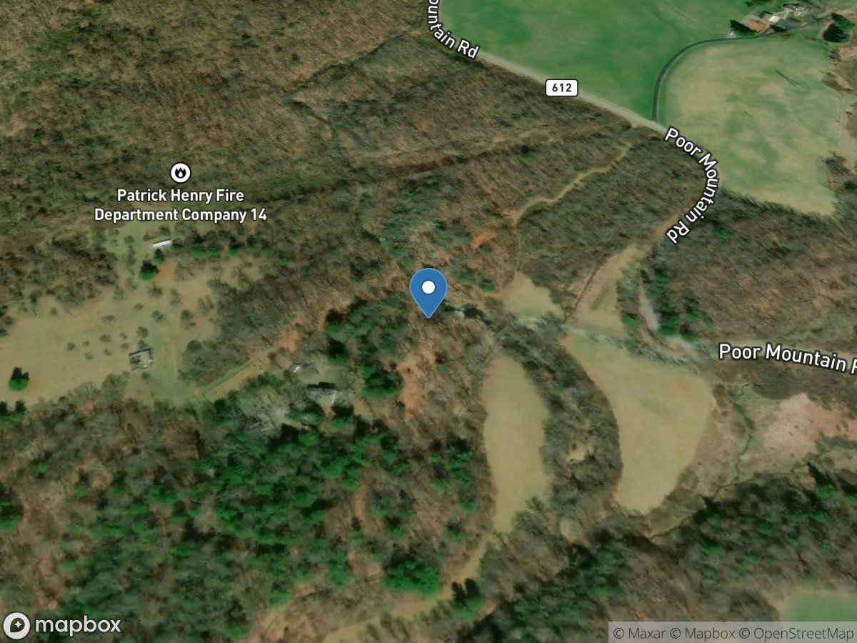 Bottom Creek above Confluence near Bent Mountain, VA location