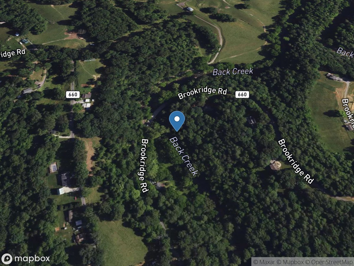 Back Creek near Dundee, VA location