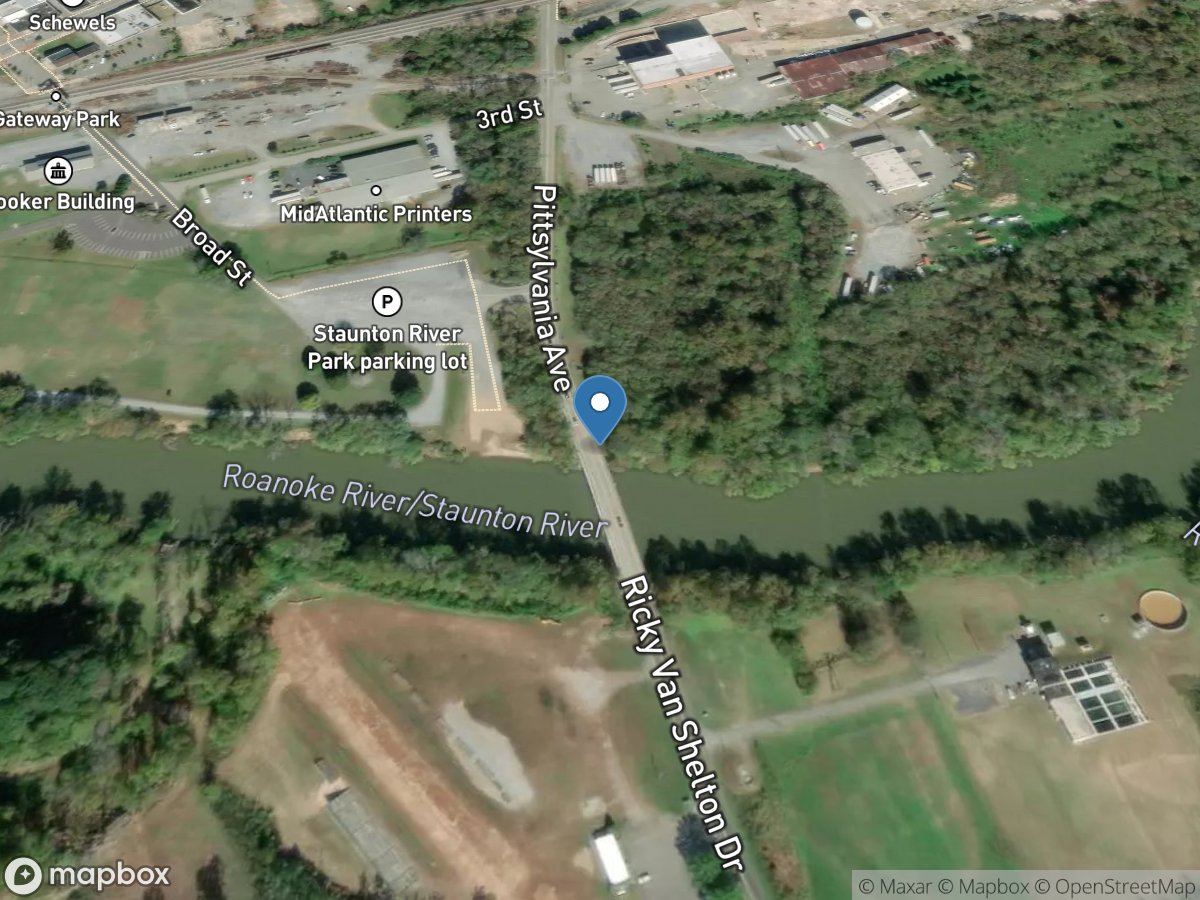 Roanoke River at Altavista, VA location