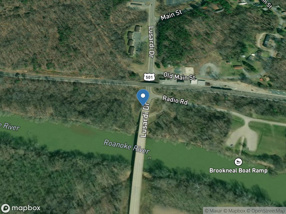 Roanoke (staunton) River at Brookneal, VA location