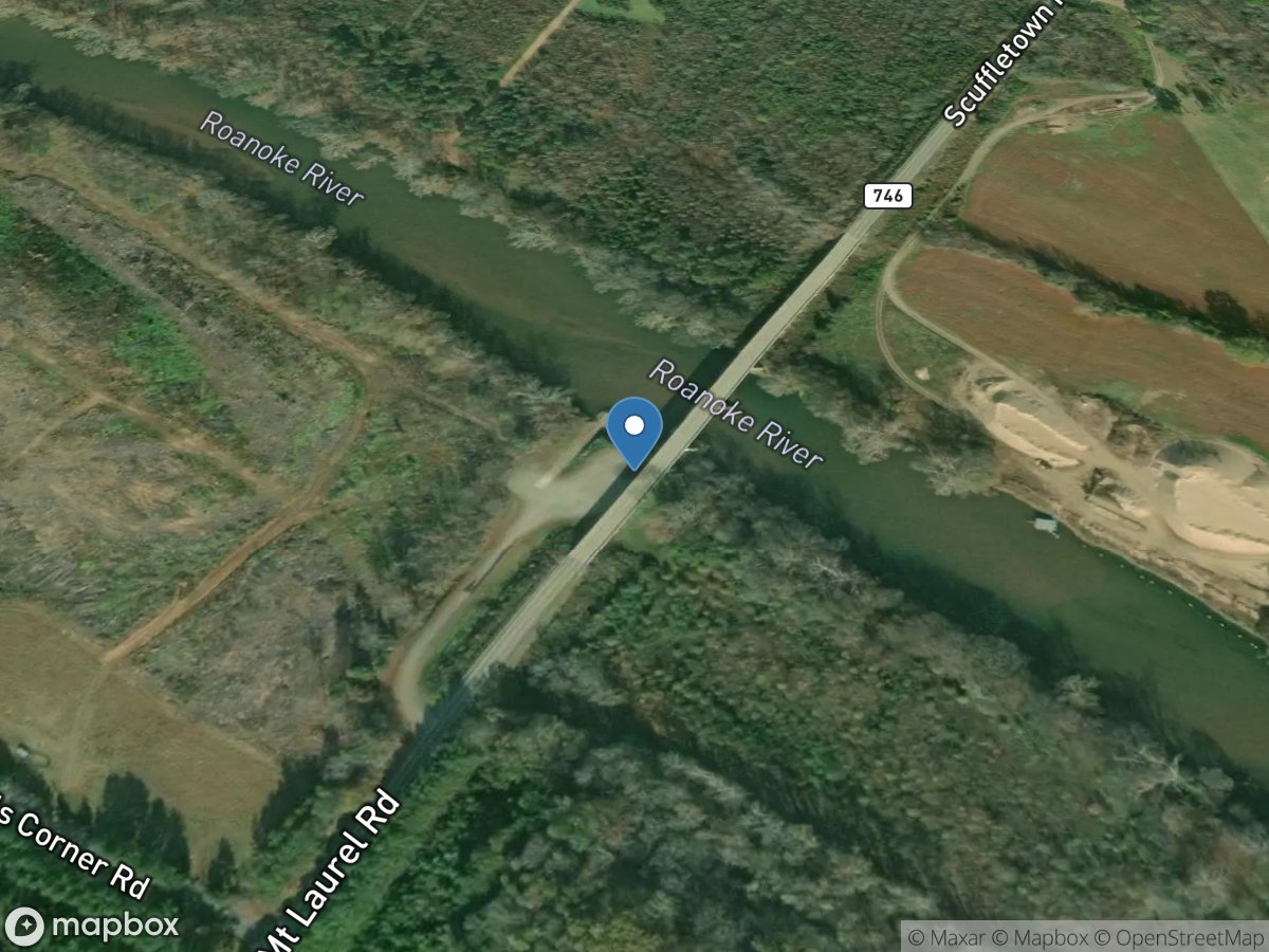 Roanoke (staunton) River at Randolph, VA location