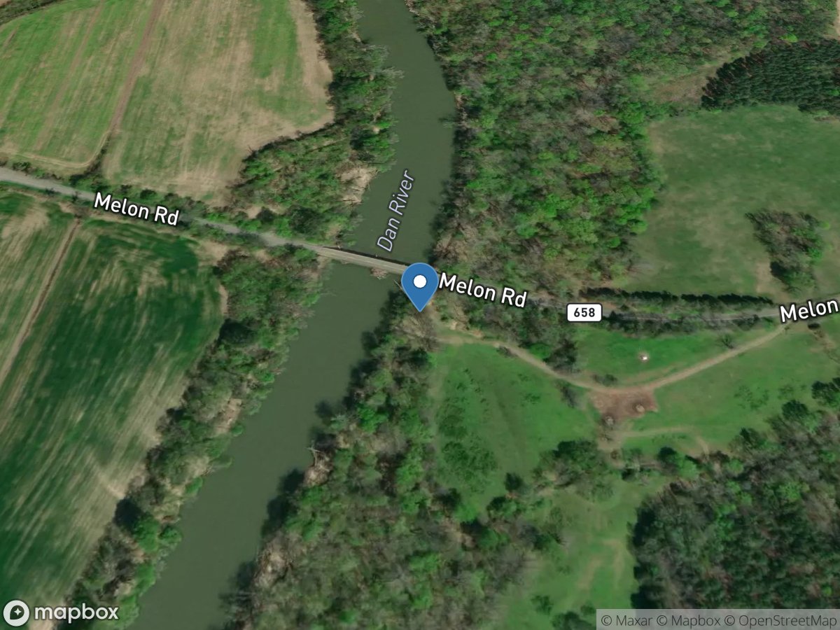 Dan River at Paces, VA location