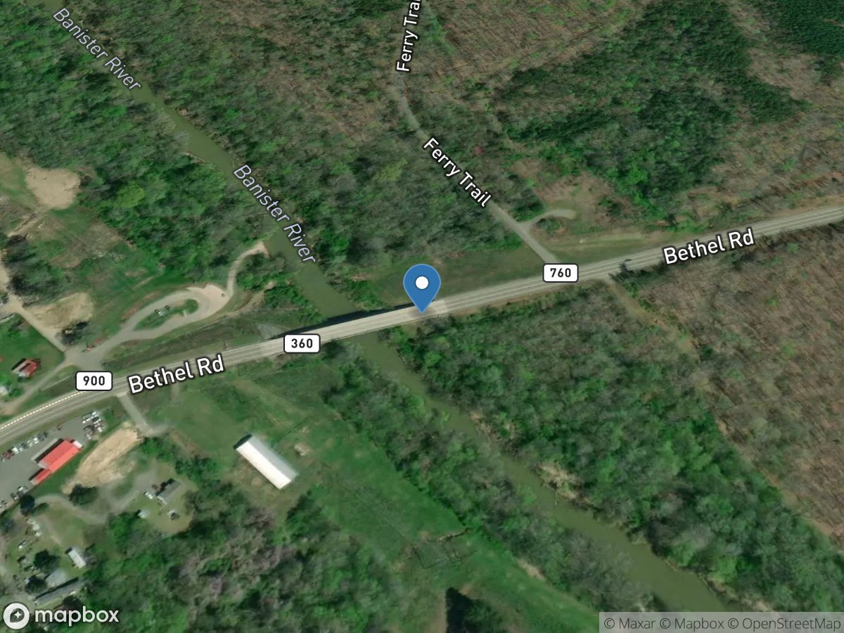 Banister River at Halifax, VA location