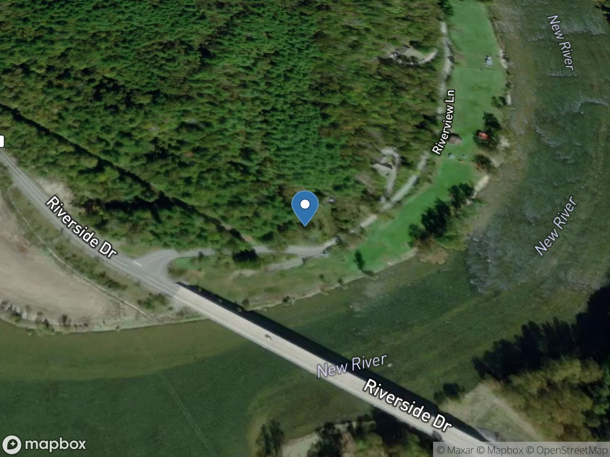 New River near Galax, VA location