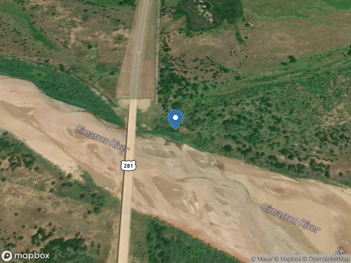 Cimarron River near Waynoka, OK location