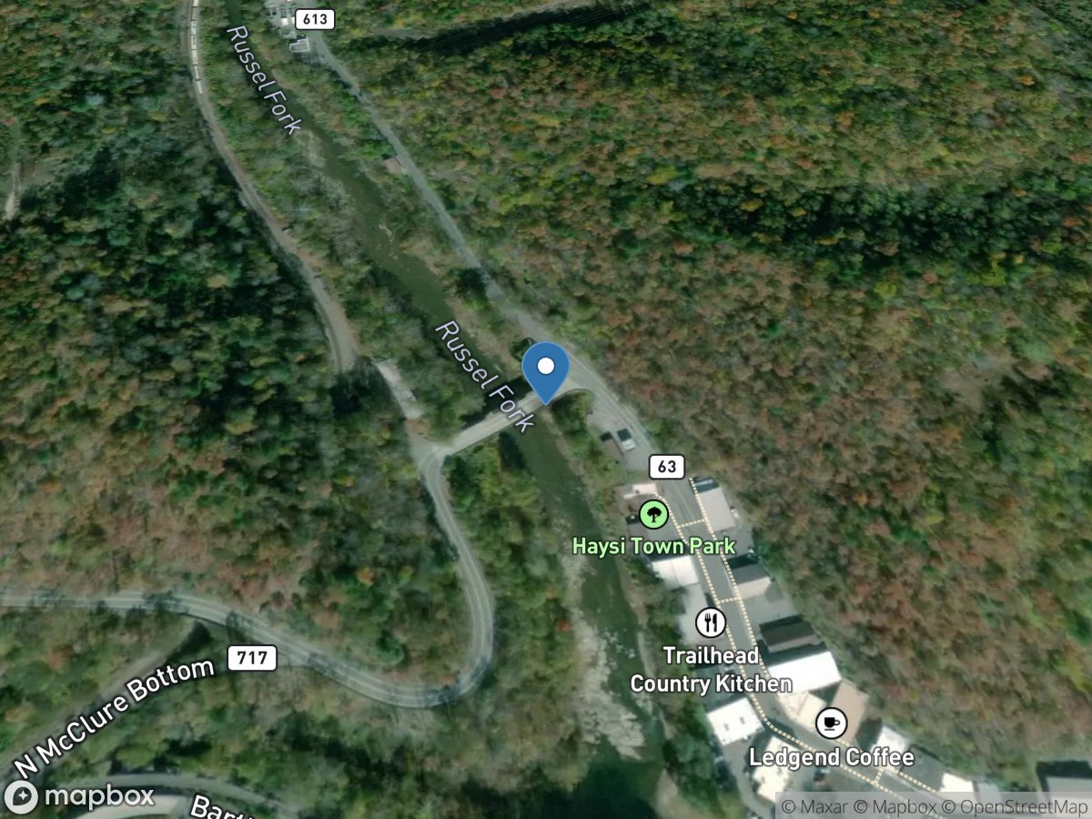 Russell Fork at Haysi, VA location