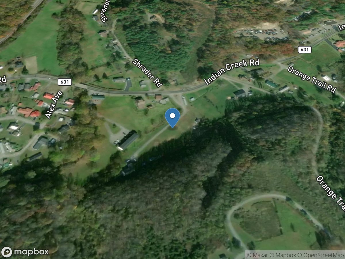 Indian Creek Tributary above Mouth near Cedar Bluff, VA location