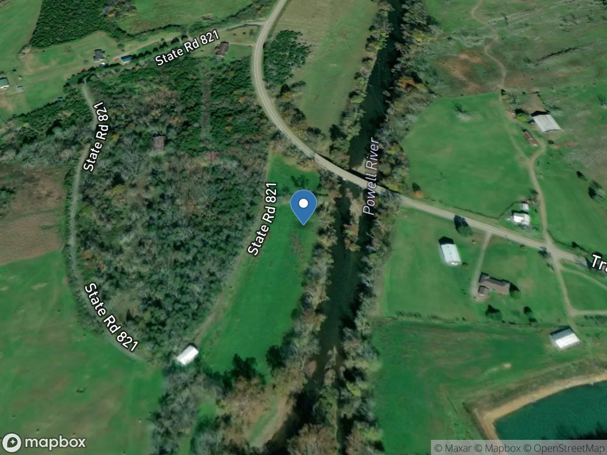 Powell River near Jonesville, VA location