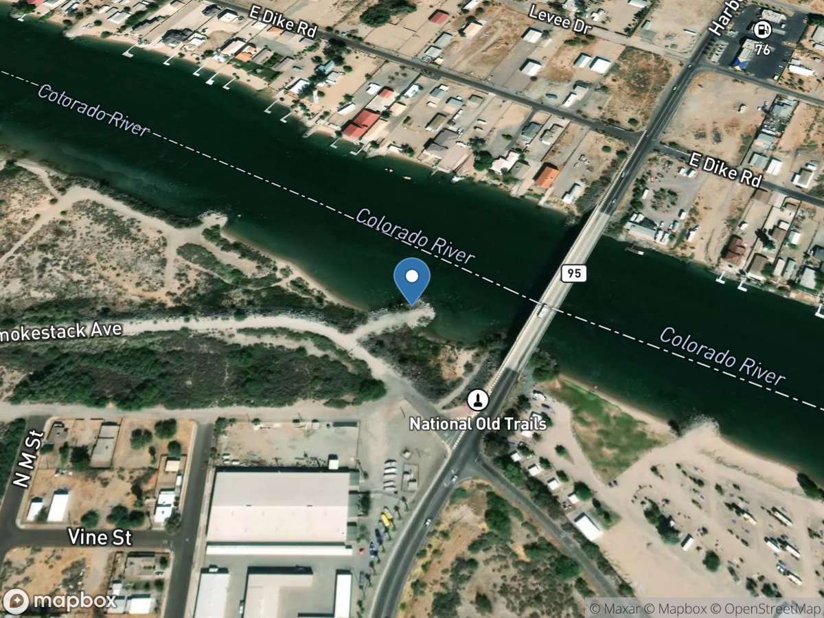 Colorado River at Needles, CA location