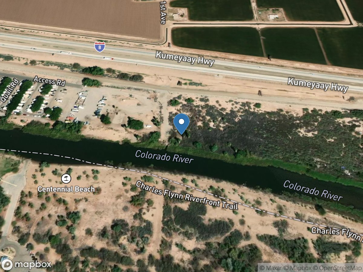 Colorado River below Yuma Main Canal Ww at Yuma, AZ location