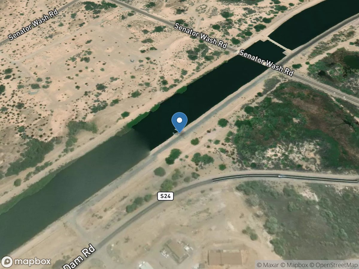 All-American Canal near Imperial DAM, CA-AZ location