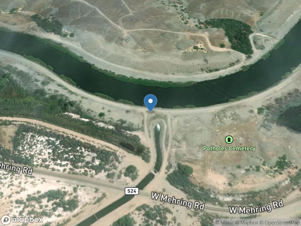 Reservation Main Canal near Yuma, AZ location